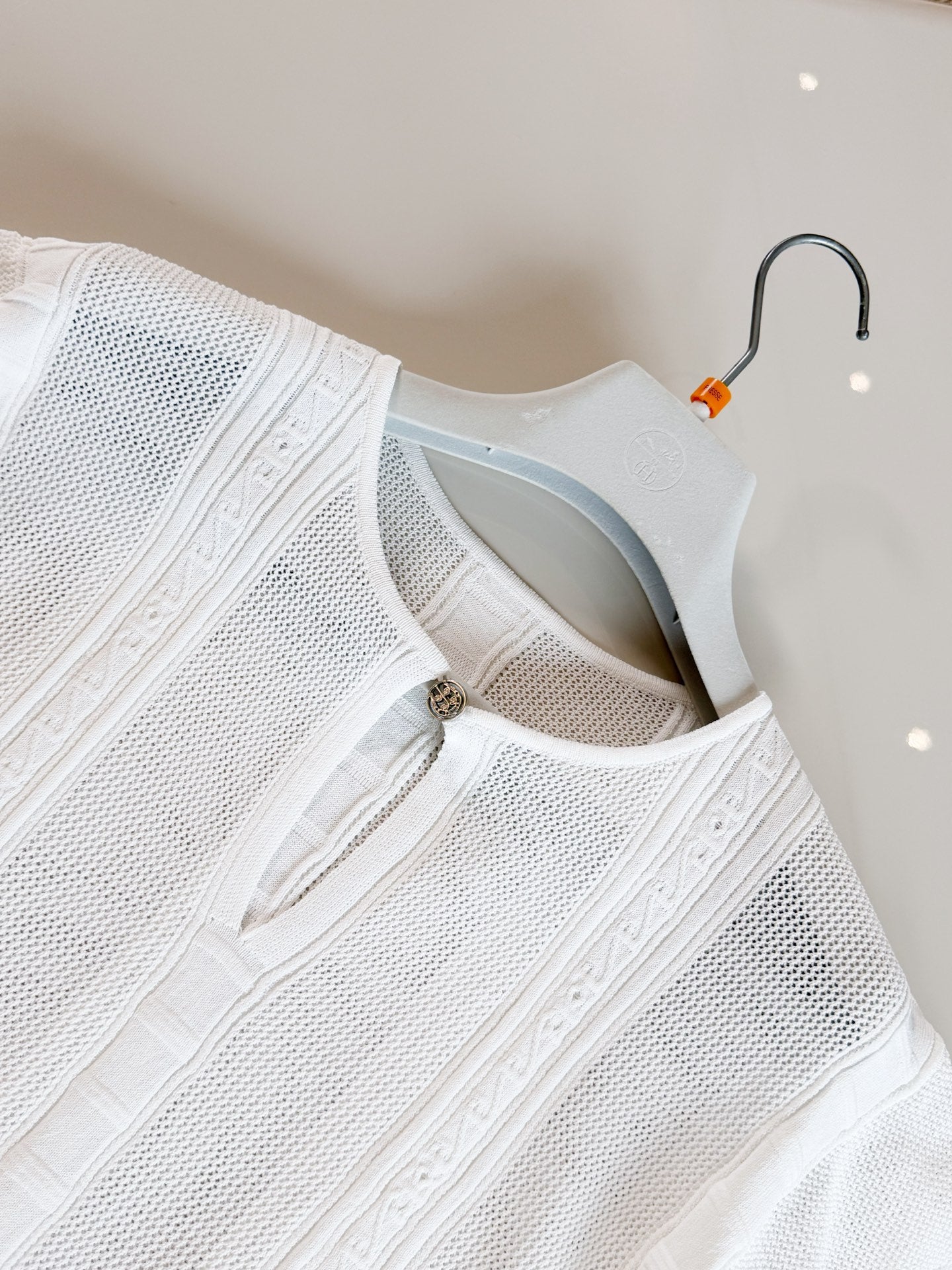 HERMES 26S SHORT-SLEEVE KNIT TOP 783