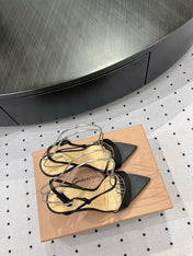 GIANVITO ROSSI 26S STRAPPY HIGH-HEEL SANDALS 110 MM IN BLACK CALFSKIN