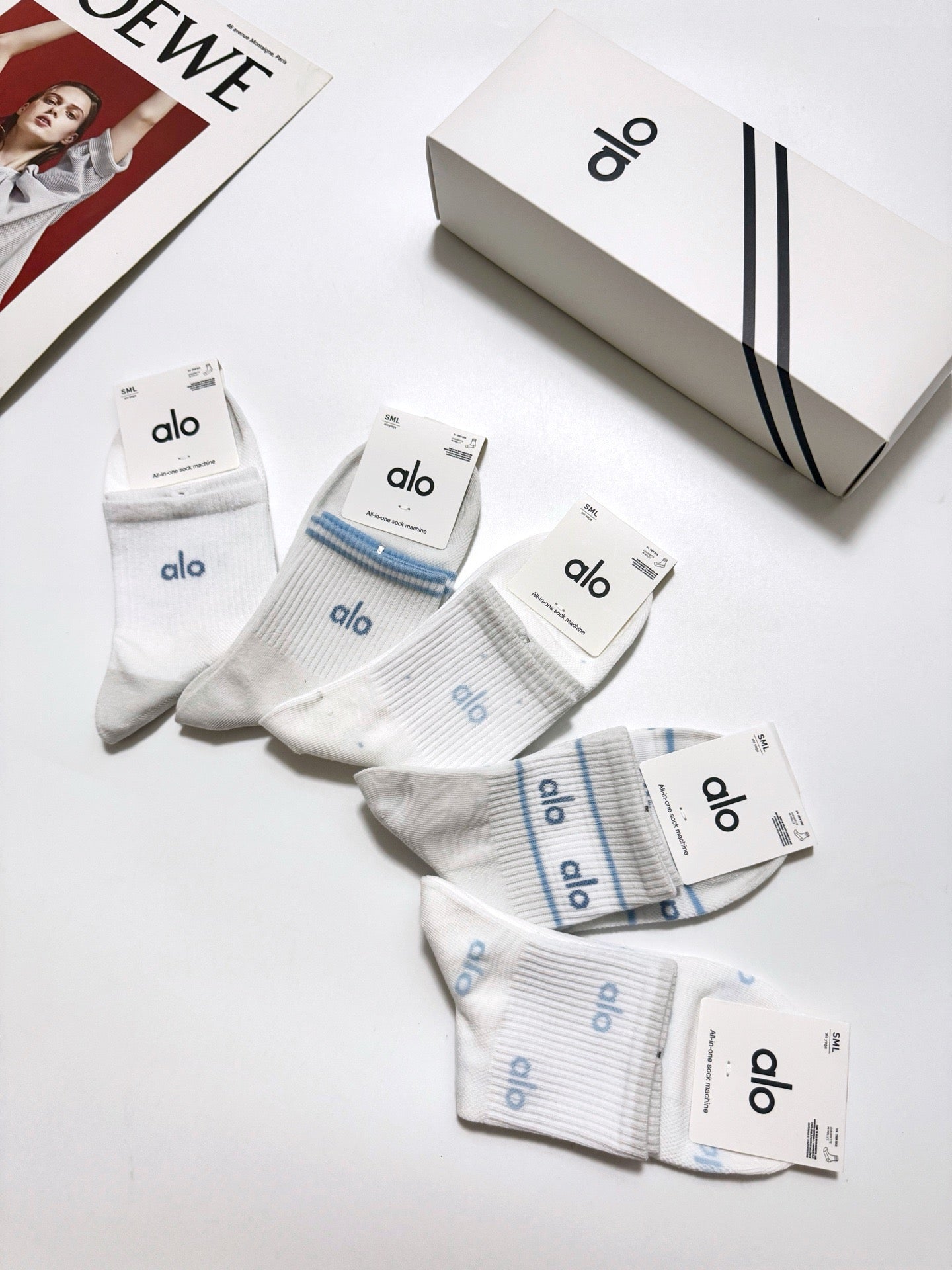 ALO 26S ANKLE SOCKS 407180 (1 BOX)