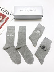 BALENCIAGA 26S CREW SOCKS 407182 (1 BOX)