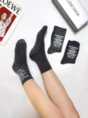 BALENCIAGA 26S CREW SOCKS 408738 (1 BOX)