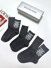 BALENCIAGA 26S CREW SOCKS 408738 (1 BOX)