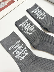 BALENCIAGA 26S CREW SOCKS 408738 (1 BOX)