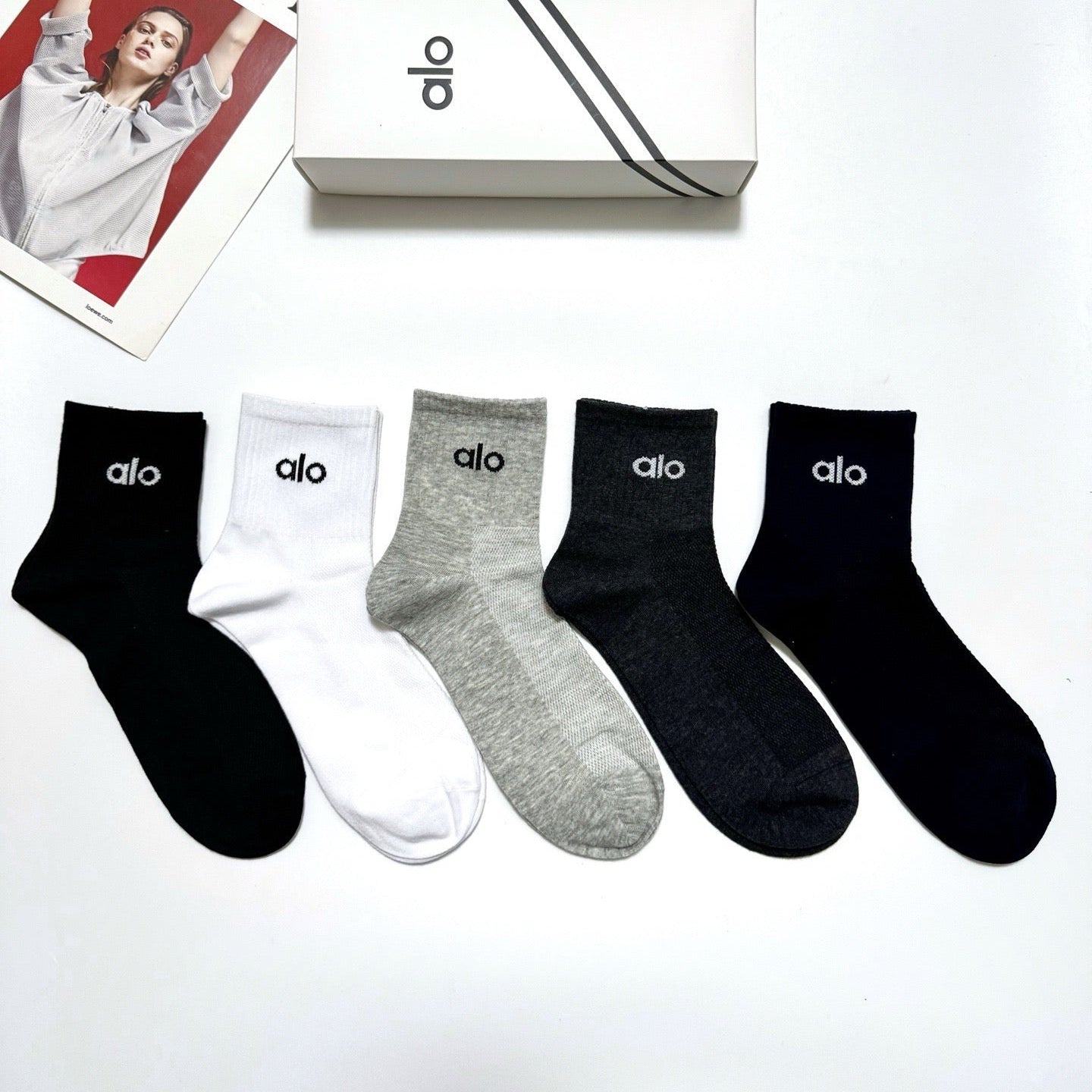 ALO 26S ANKLE SOCKS 408740 (1 BOX)
