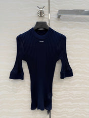 MIUMIU SHORT-SLEEVE SWEATER STYLE 839