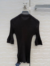 MIUMIU SHORT-SLEEVE SWEATER STYLE 838