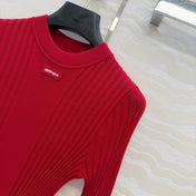 MIUMIU SHORT-SLEEVE SWEATER STYLE 837