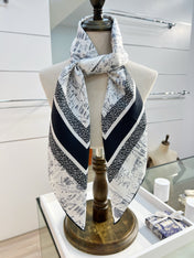 DIOR 26S SCARF 90CM IN SILK 198371