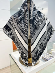 DIOR 26S SCARF 90CM IN SILK 198372