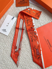 HERMES 26S SCARF 86 IN SILK 309599