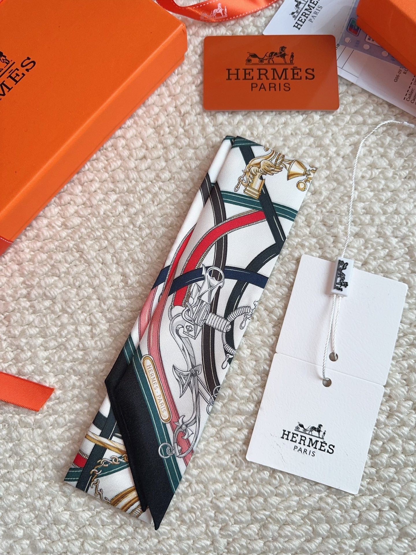 HERMES 26S SCARF 86 IN SILK 309610
