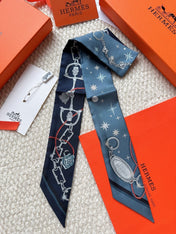 HERMES 26S SCARF 86 IN SILK 309616