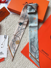 HERMES 26S SCARF 86 IN SILK 309617