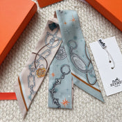 HERMES 26S SCARF 86 IN SILK 309617
