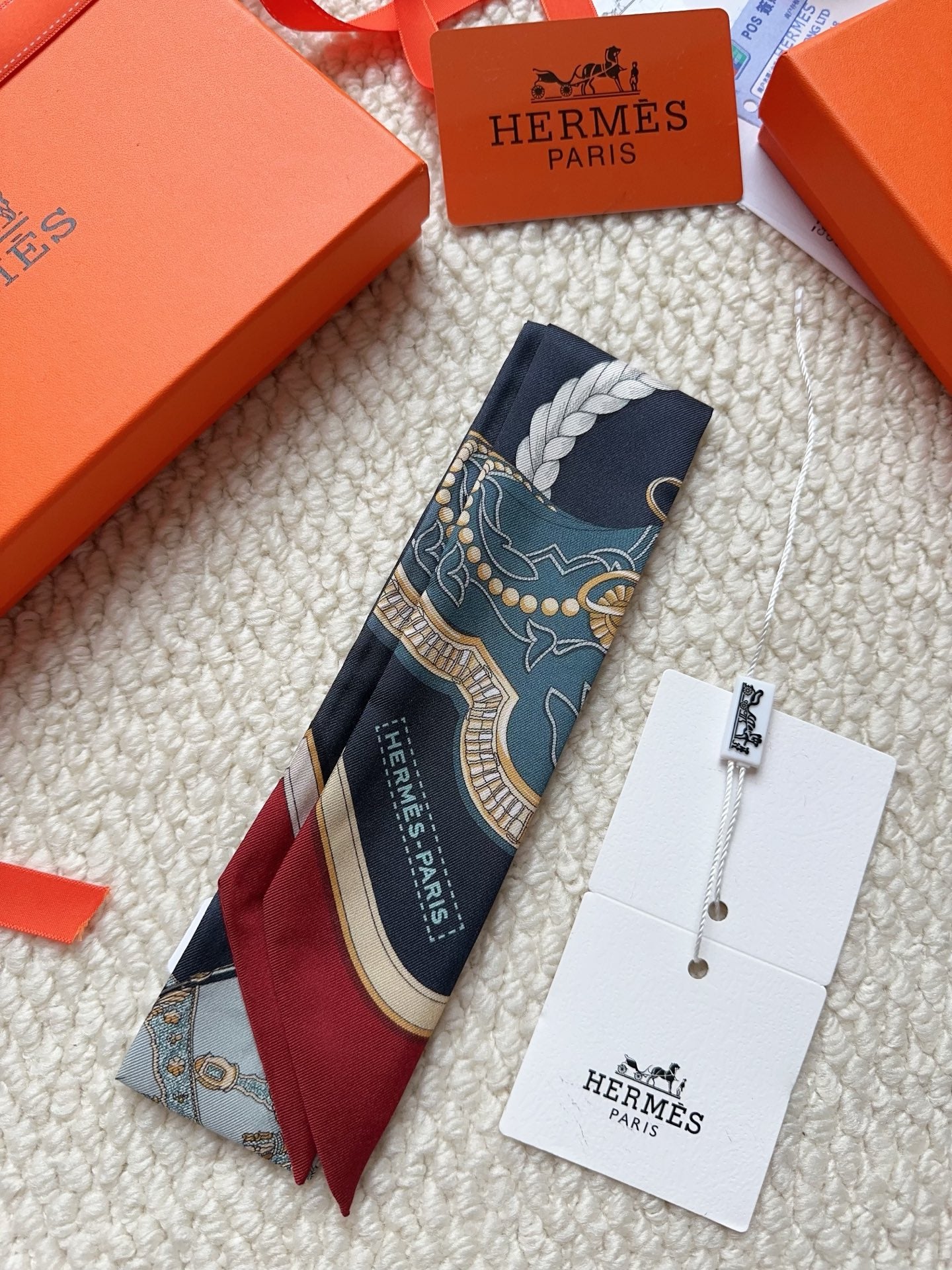 HERMES 26S SCARF 86 IN SILK 309619