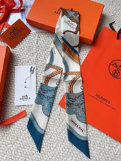 HERMES 26S SCARF 86 IN SILK 309621