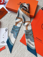 HERMES 26S SCARF 86 IN SILK 309621