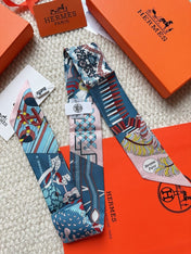 HERMES 26S SCARF 86 IN SILK 309626