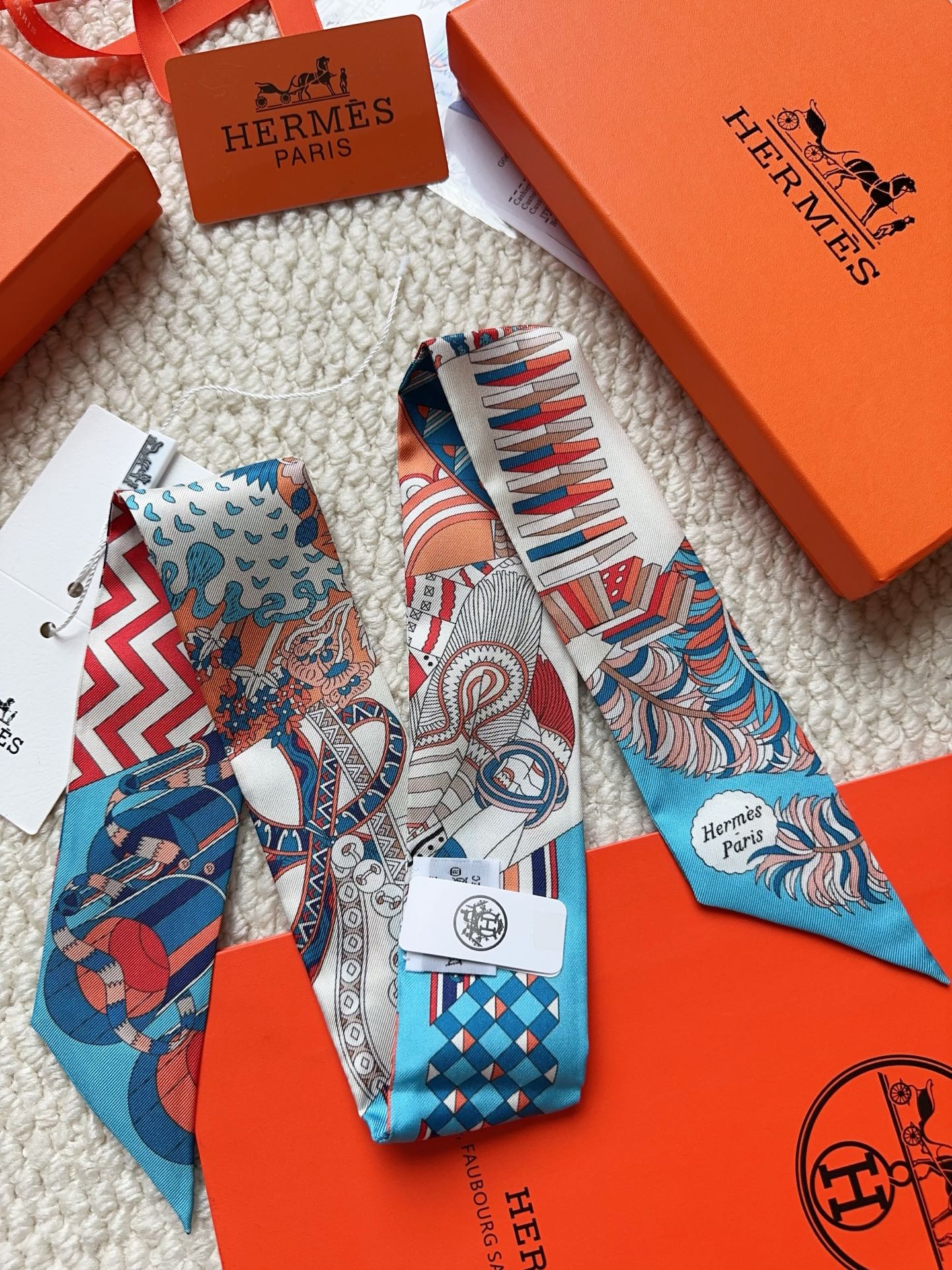 HERMES 26S SCARF 86 IN SILK 309627