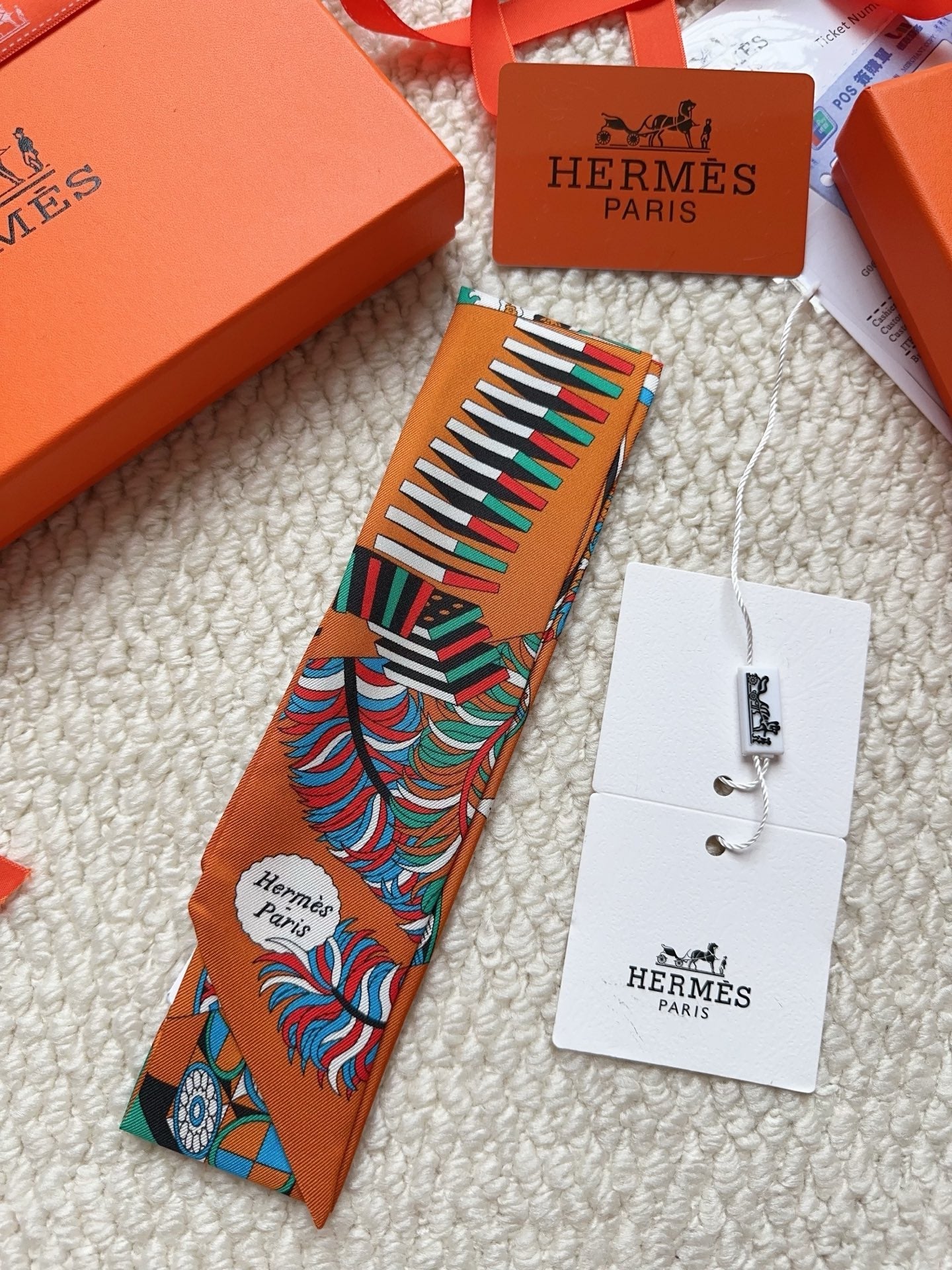 HERMES 26S SCARF 86 IN SILK 309629