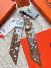 HERMES 26S SCARF 86 IN SILK 309631