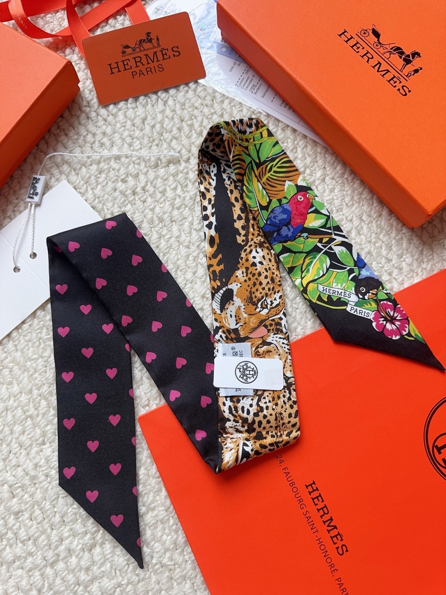 HERMES 26S SCARF 86 IN SILK 309636