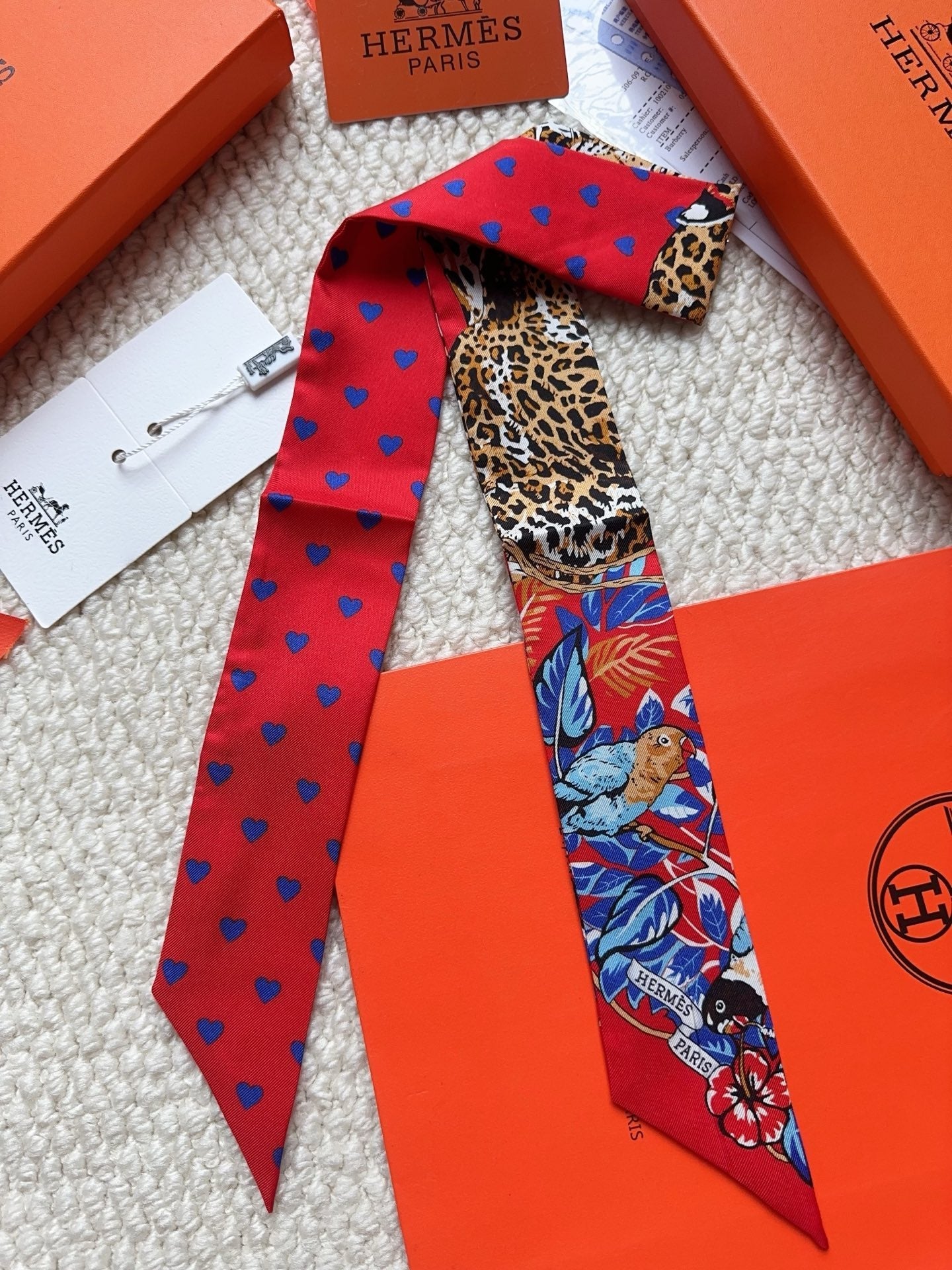HERMES 26S SCARF 86 IN SILK 309637