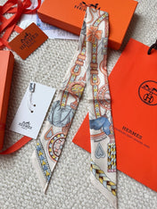 HERMES 26S SCARF 86 IN SILK 309640