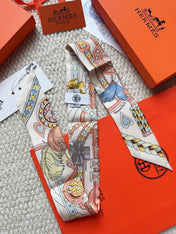 HERMES 26S SCARF 86 IN SILK 309640