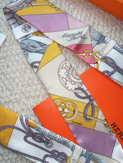 HERMES 26S SCARF 86 IN SILK 309647