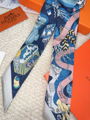 HERMES 26S SCARF 86 IN SILK 309650