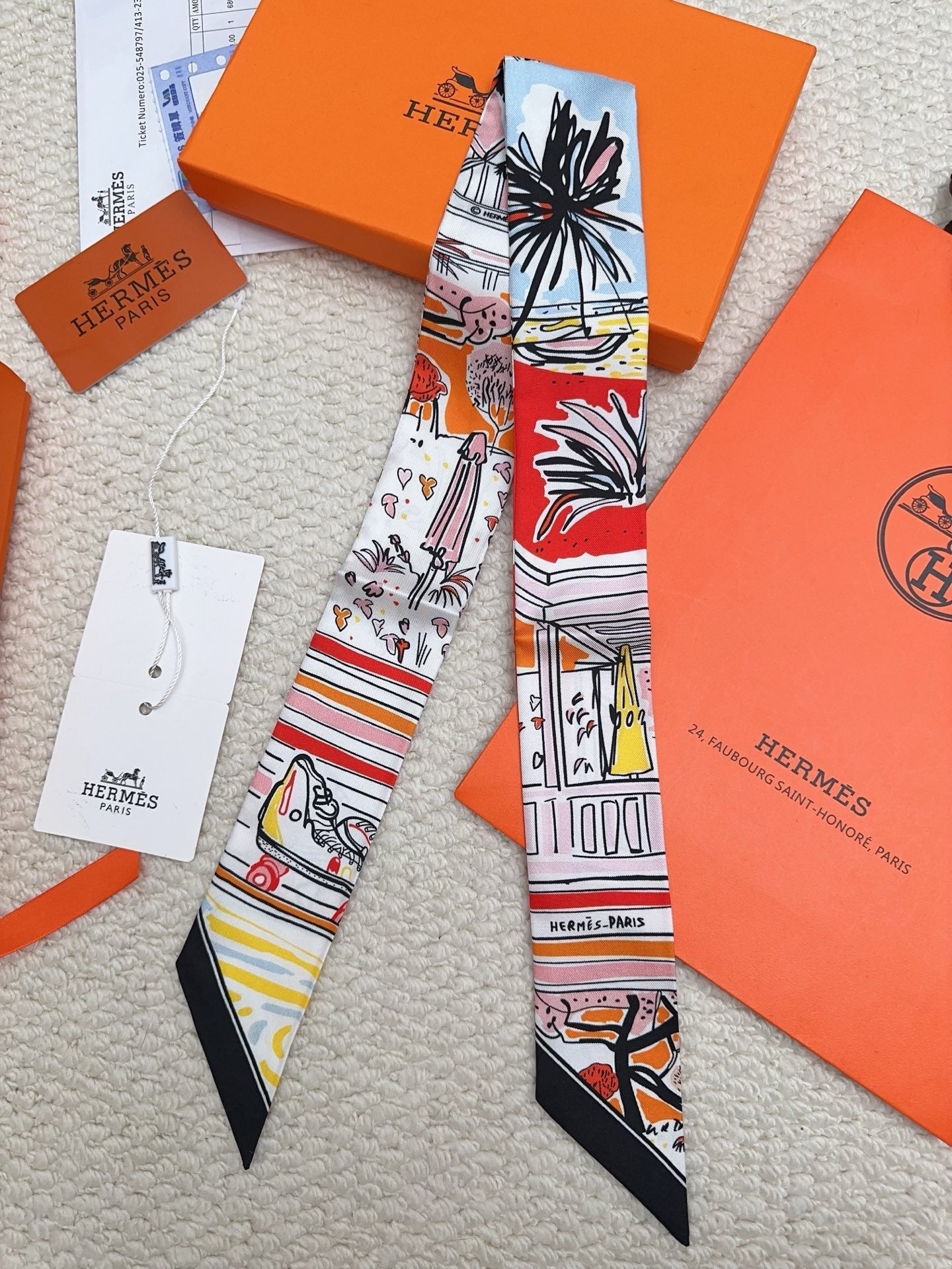 HERMES 26S SCARF 90 IN SILK 309660