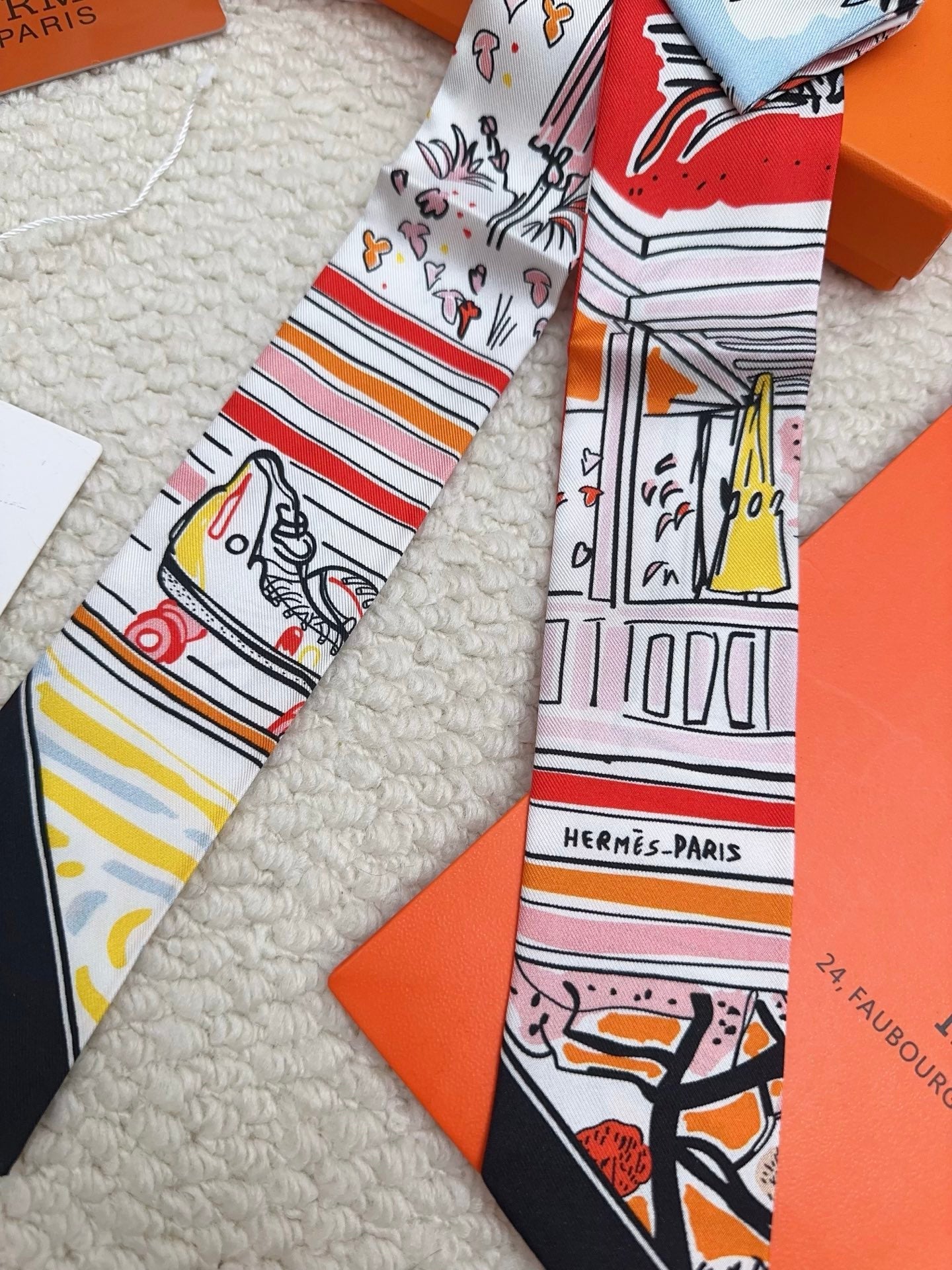 HERMES 26S SCARF 90 IN SILK 309660