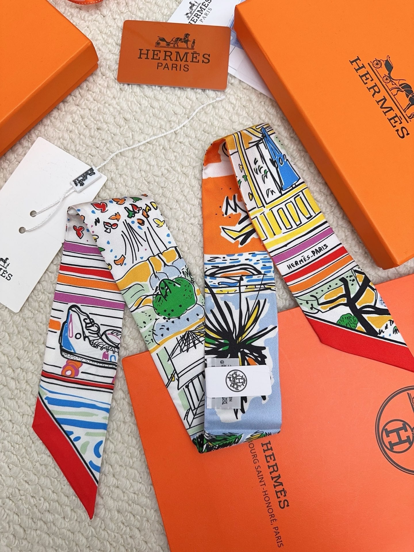 HERMES 26S SCARF 90 IN SILK 309661