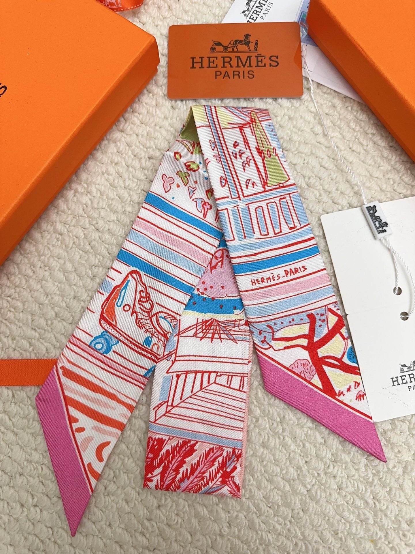 HERMES 26S SCARF 90 IN SILK 309662