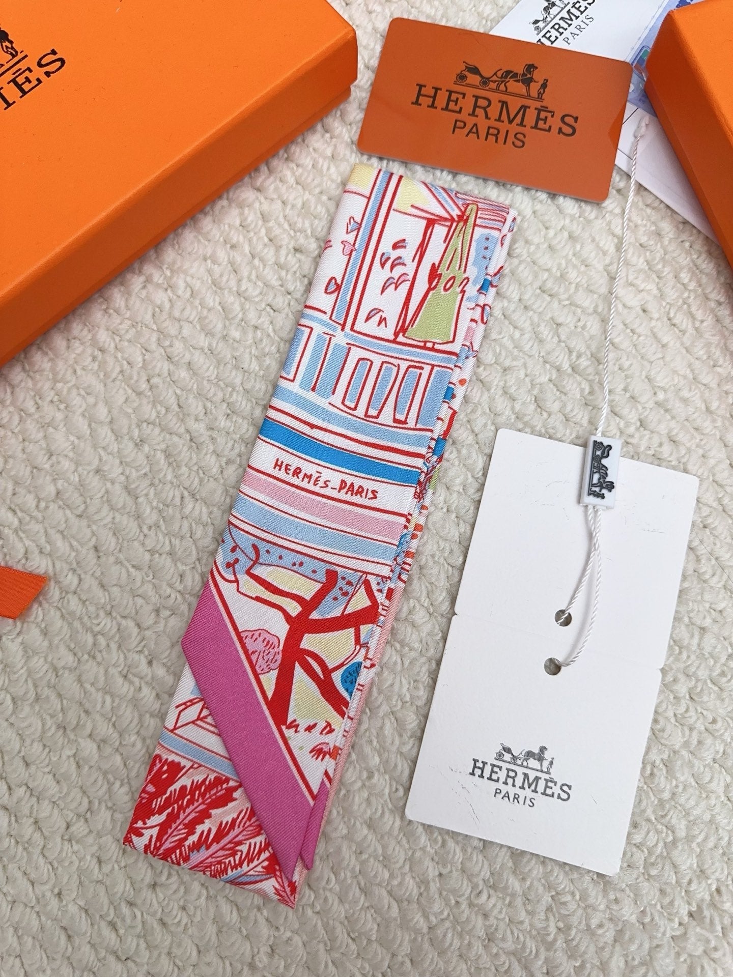 HERMES 26S SCARF 90 IN SILK 309662