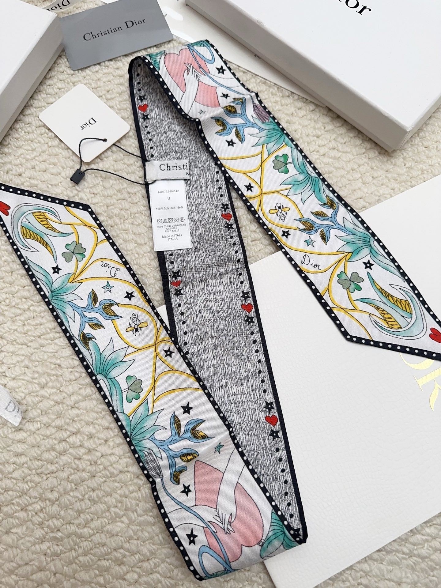 DIOR 26S SCARF 86CM IN SILK 311736