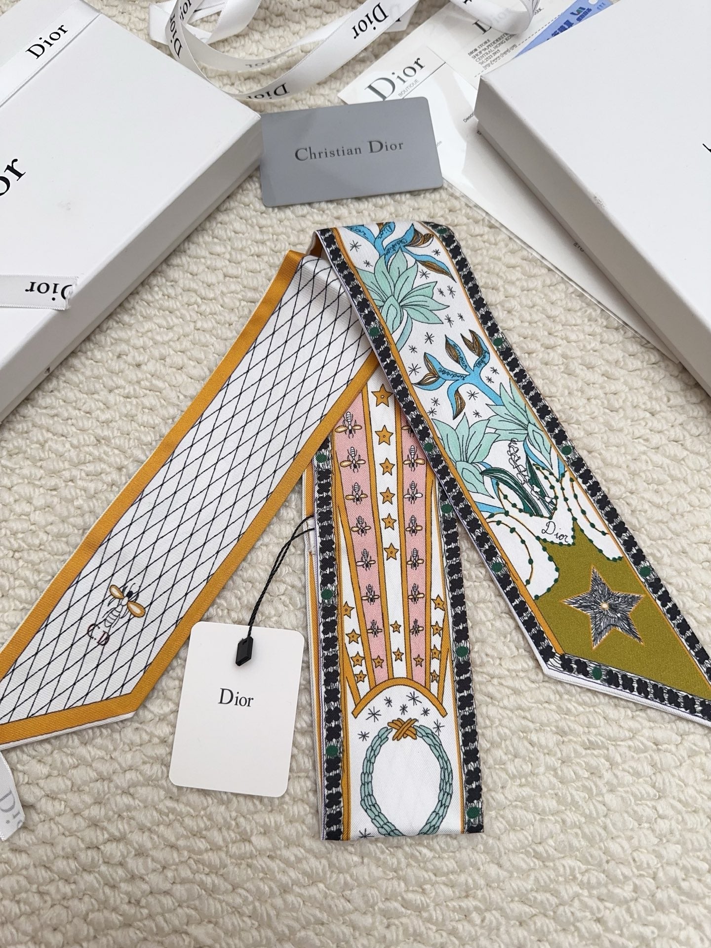 DIOR 26S SCARF 86CM IN SILK 311737