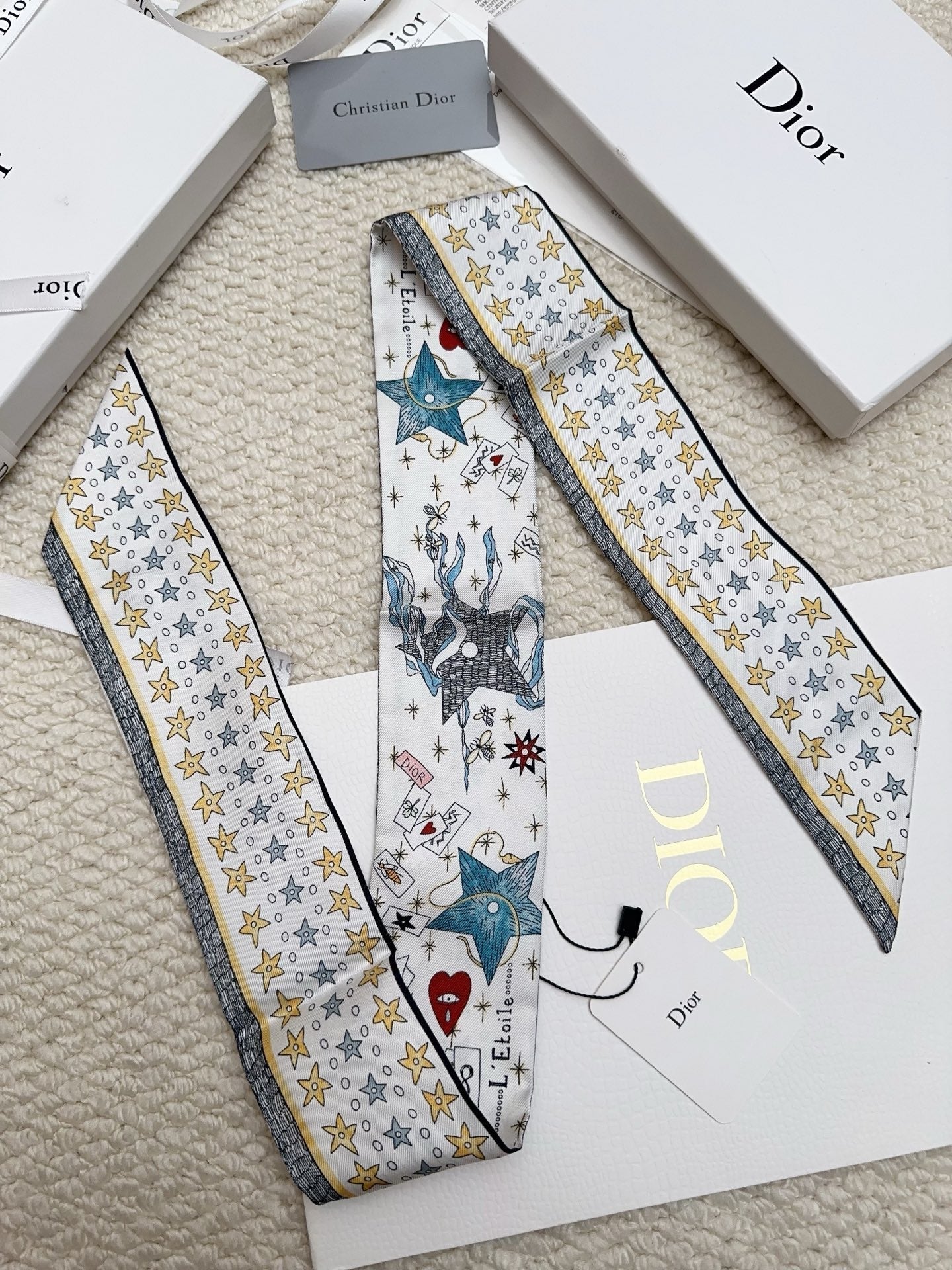 DIOR 26S SCARF 86CM IN SILK 311738