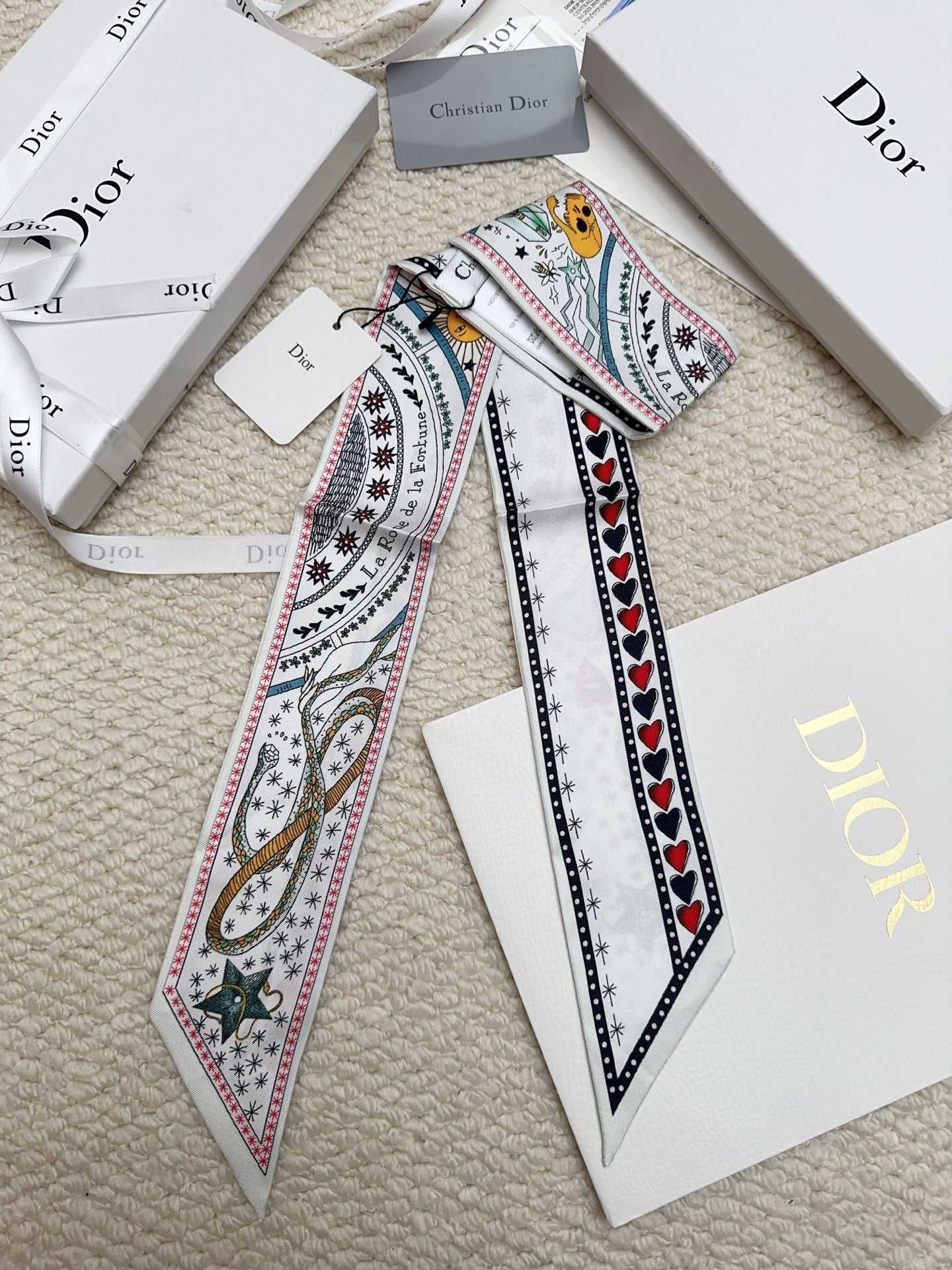 DIOR 26S SCARF 86CM IN SILK 311739