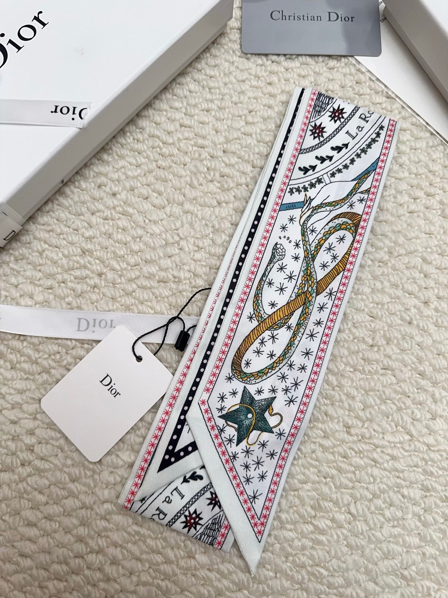 DIOR 26S SCARF 86CM IN SILK 311739