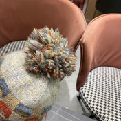KNITTED WOOL HAT COLORFUL 425766