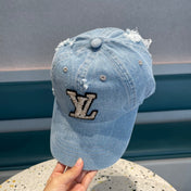 BASEBALL CAP IN LIGHT BLUE DENIM 433086
