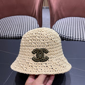 CHANEL 26S RAFFIA BUCKET HAT 335792