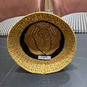 CHANEL 26S RAFFIA BUCKET HAT 335789