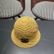 CHANEL 26S RAFFIA BUCKET HAT 335789