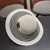 CHANEL 26S WIDE-BRIM STRAW HAT 335717