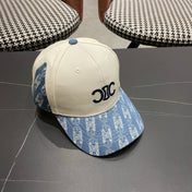 CELINE 26S COLOR-BLOCK BASEBALL CAP STYLE 65