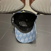 CELINE 26S COLOR-BLOCK BASEBALL CAP STYLE 64