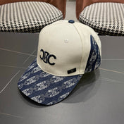 CELINE 26S COLOR-BLOCK BASEBALL CAP STYLE 63